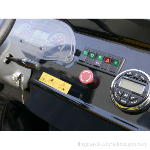 New Electric 6*4 Utility Vehicle Electric Two Motors 72V Turf Utility Golf Carts